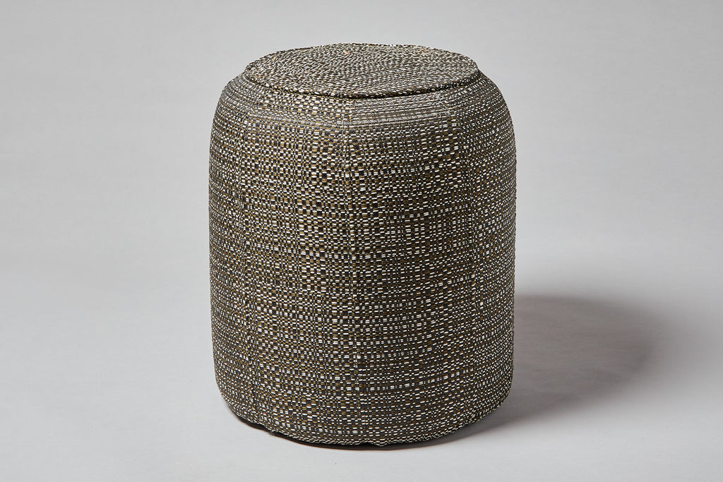 Upholstered pouffe deals