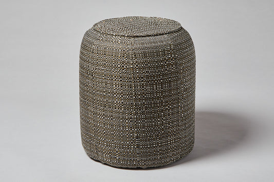 Small Upholstered Pouffe