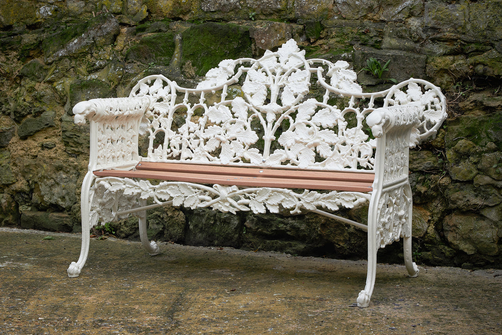 A Cast Iron Garden Bench – Augustus Brandt
