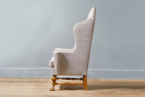William and Mary Style Wing Chair