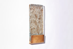 A Bespoke Glass Wall Light in 'Botanical' Design