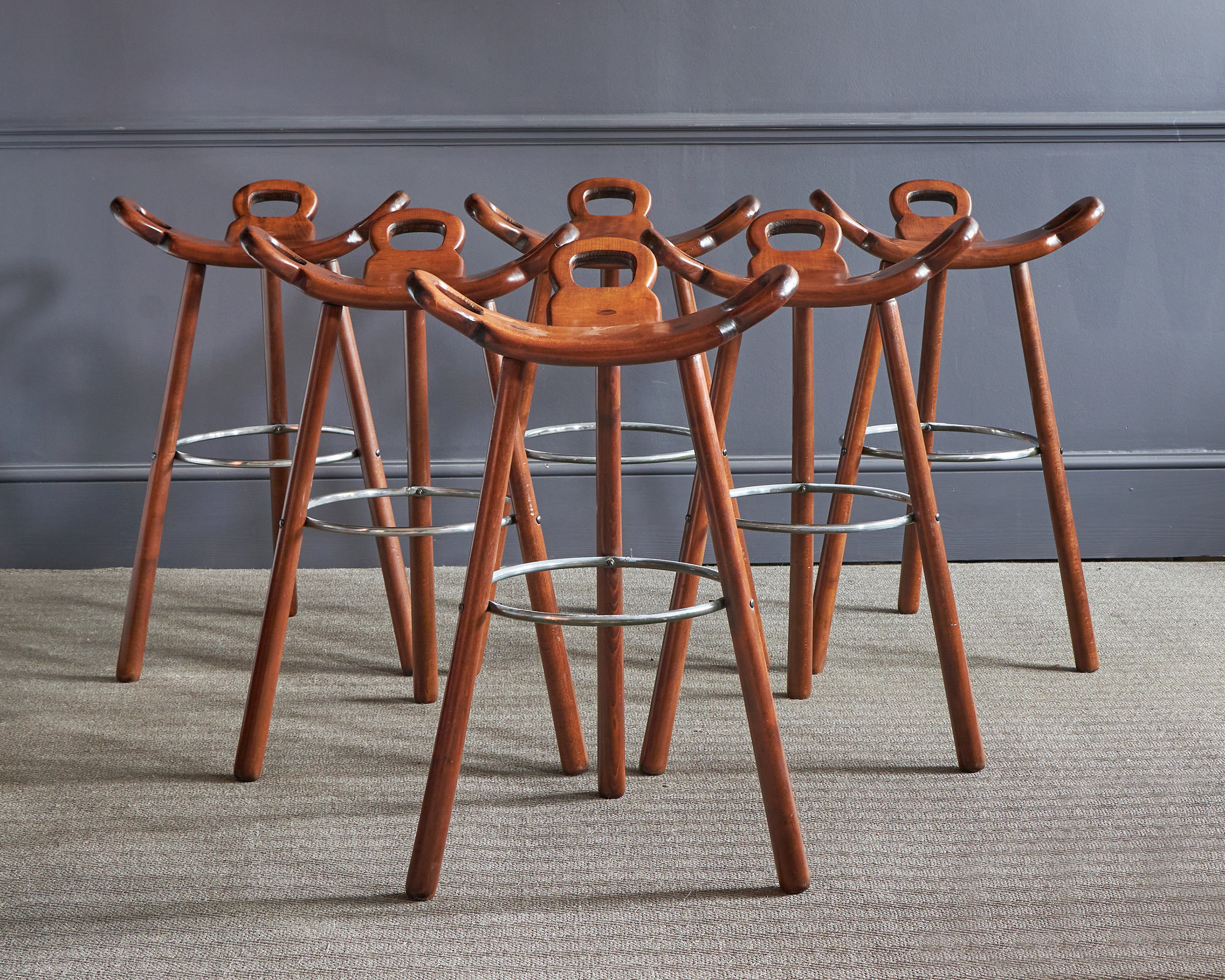Colonial Style Counter Stools Group Of 20th Century Spanish Colonial Style Bar Stools Ebth Spanish