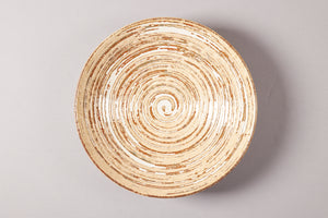 Concentric Cream Ringed Bowl