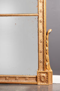 Large Late 18th Century George III Giltwood Mirror