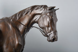 Joseph Cuvelier Equestrian Bronze