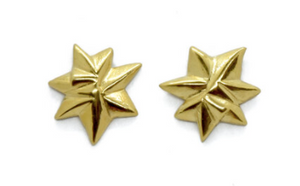 Starburst Earrings Gold