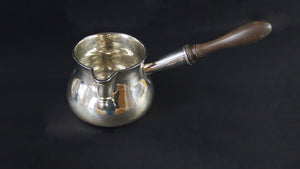18th Century George II Silver Brandy Saucepan by John Swift